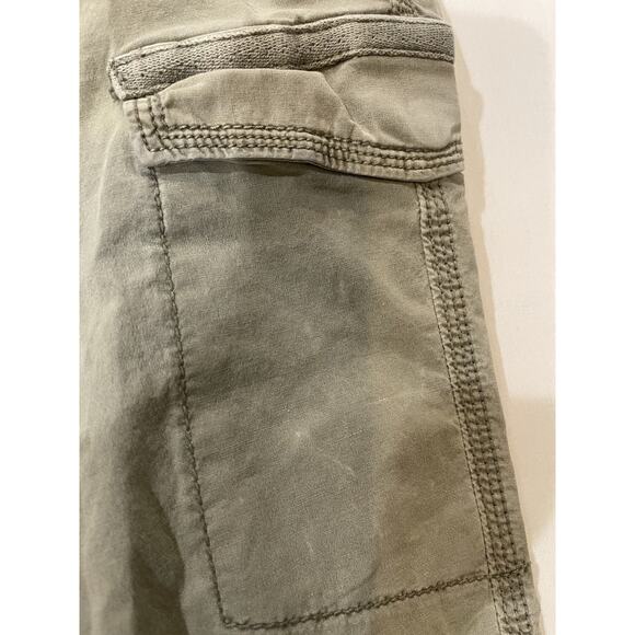 DKNY Women's Cargo Capri Pants Size 18W Khaki Utility Pockets Casual Used - Picture 10 of 10